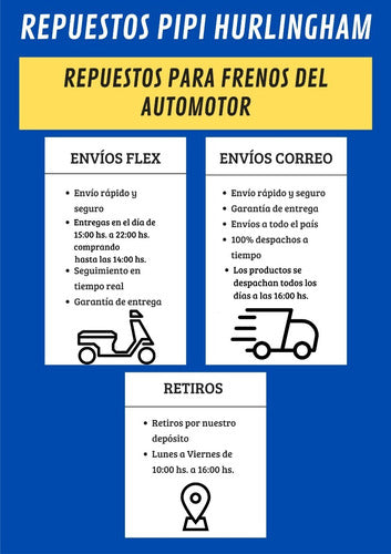 Kit Anclajes Y Resortes Freno Hidráulico F600 - Cha 60078 3