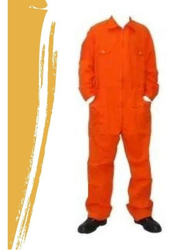 Maser Heavy Gabardine Coverall 8 Ounces Orange 0