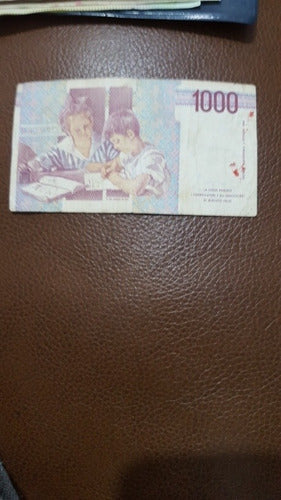 Billete De Italia De 1000 Liras  De 1990 1