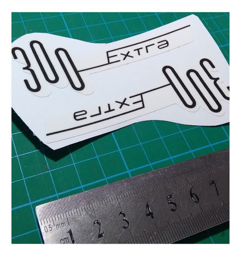 PLENO IMPRESO Gilera 300 Extra Laminated Premium Stickers 1