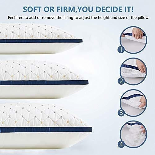 Aiangu Pillows For Sleeping - [Pack of 2] Premium Hotel Bed Pillows 2