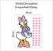 Decorative Minnie Hearts Vinyl + Name 8