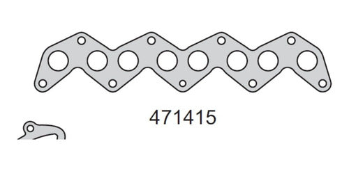 Ford Exhaust Manifold Gasket Set Mondeo 2.0 Tdci Duratorq 471415 0