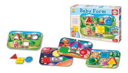 Baby Educational Board Game The Toyco 18017 Forms - Juego De Mesa Educativo Baby Form  Las Formas Toyco 18017