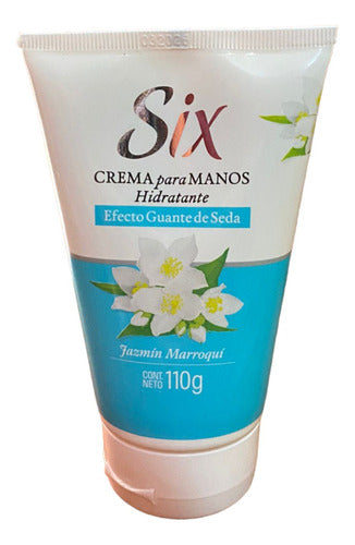 Crema De Manos Six Guantes De Seda Jazmín 110 G 0