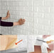 Self-Adhesive 3D Brick Wall Panel - Set of 4 Panels! 2