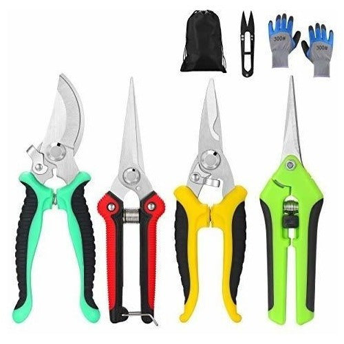 Topbooc, Package of 5 Garden Pruning Shears, Blades 0