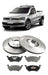 Gr Frenos Volkswagen Saveiro G5 Y G6 Brake Disc and Pad Set 0