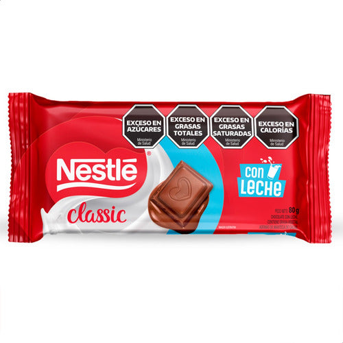 Chocolate Nestle Classic Con Leche Cremoso Pack X6 01mercado 1