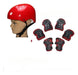 Protective Helmet + Knee and Elbow Pads Set 0