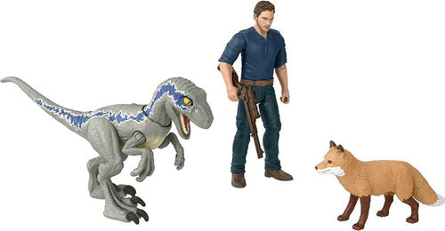 Jurassic World - Humano + Dino Jw3 Hdx46-gwm26 1