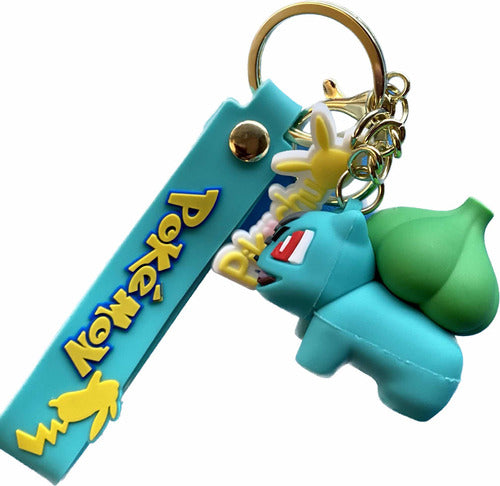 3D Silicone Imported Pokemon Characters Keychain 5