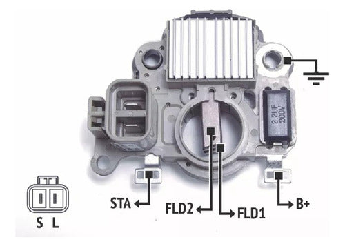 Regulador De Voltaje Alternador T.mitsubishi Rnmi 000369 0