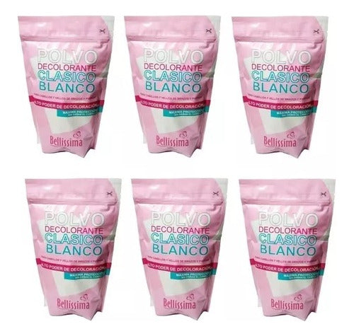 Bellissima Classic White Bleaching Powder 700gr Kit X 6 0