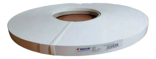 Tece Tapacanto PVC Blanco de 22 mm x 2 mm x 100 mts Sin Pegamento 0