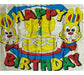 Mr. Magic Pañuelo Seda 40 Cm Happy Birthday Magia Truco Alberico Magic 0