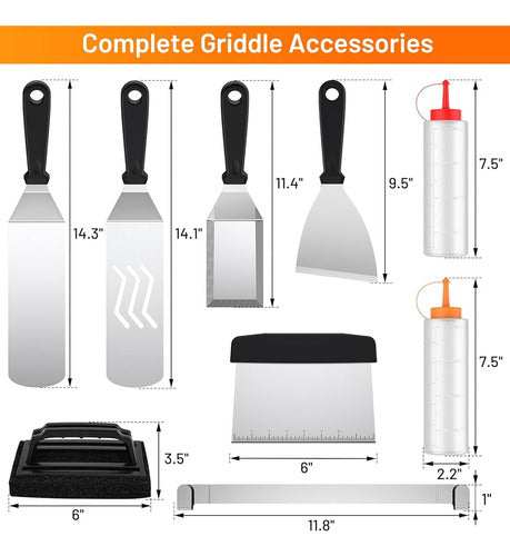 CreiYuan Blackstone Griddle Accessory Kit, 10-Piece Set 1