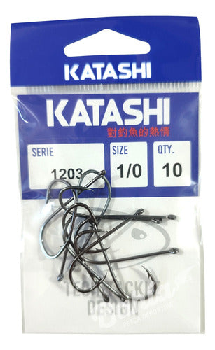 Katashi Tech Hook 1203 N°1/0 Type 92611 Long Shank River 1