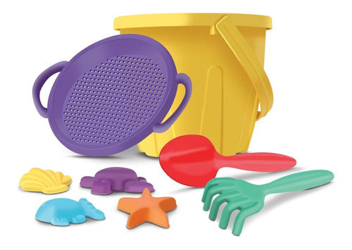 Citykids Beach Play Set with Bucket and Accessories - Ik 0 0