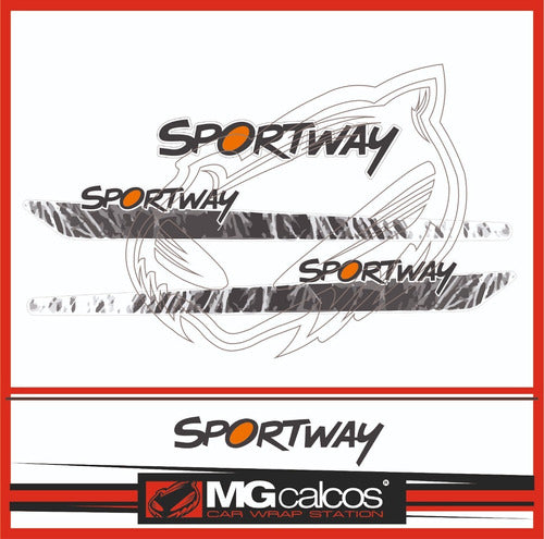Complete Set of Sportway Renault Kangoo Alternative Decals 6