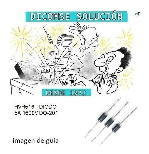 Dicomse Hvr516 Diode 5A 1600VDO-201 0