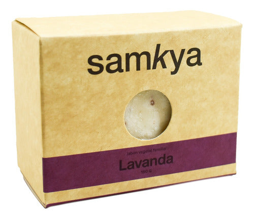 Samkya Vegan Pure Natural Lavender Bar Soap 0