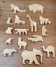 L&C Animals De Madera Mundo Animal Sin Pintar 15 Piezas Lc 3