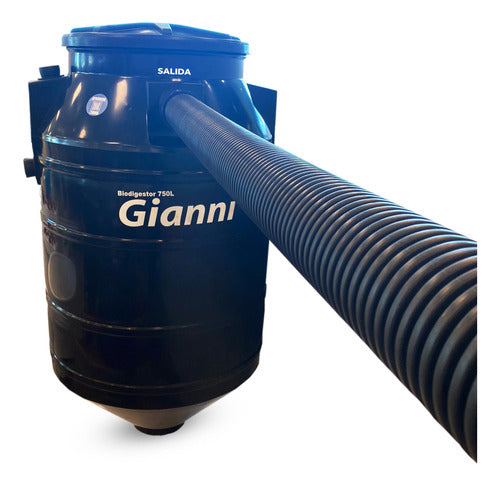 Gianni Desagüe Para Biodigestor Kit Adaptador + 15 M Gi-dren 110 Mm 0