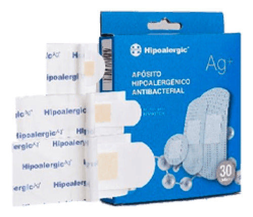 Hypoallergenic Antibacterial Transparent Dressing Ag+ X30 Units 0
