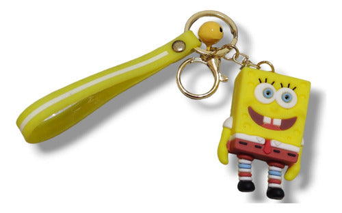 Macrodimm® Bob Sponja Keychain Gummy Clip/Bell/Hanger 0