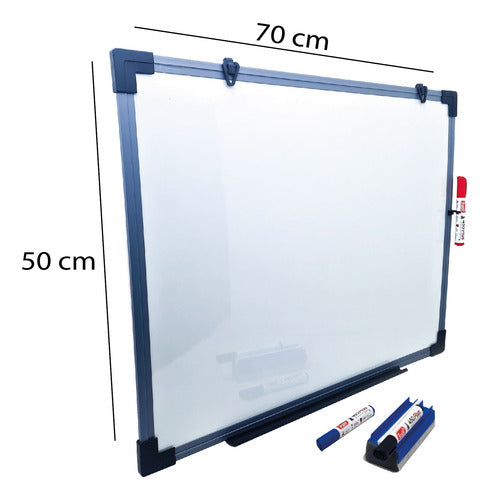 SM Combo Kit Whiteboard 50x70 Cm Marker - Eraser 1