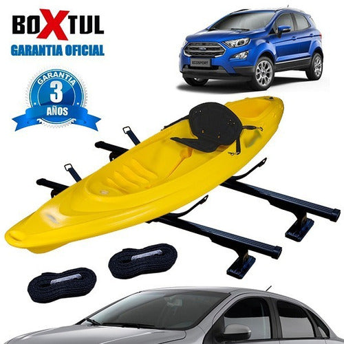 Cuna Porta Kayak + Barras Portaequipaje Ecosport Kinetic Kbk 1