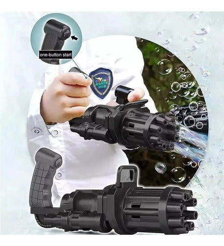 Gatling Electric Automatic Bubble Gun for Kids - Tiktok 22