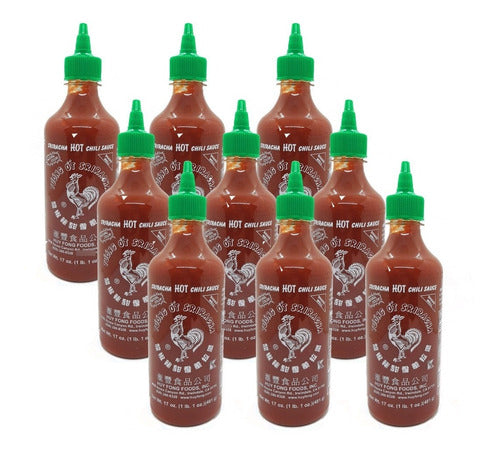 Sriracha Pack X 9 Unidades Salsa Sriracha Tuong Ot 482 Gr 0