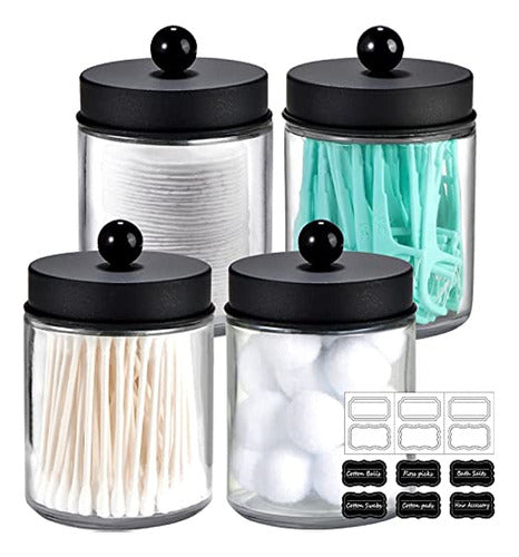 Amolliar Direct Mason Jar Bathroom Storage Containers 0