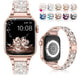 Bling Band for Apple Watch Series 1-7 Rose Gold 42mm/44mm/45mm 0
