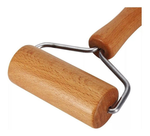 TOTAL IMPORT Rodillo Para Amasar Madera Pasteleria Utensilio Cocina 1