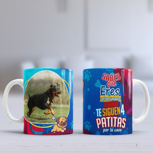 Imprimi Kits Plantilla Sublimar Tazas Perros Perritos Frases Fotos #t163 6