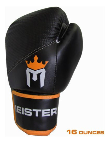 Guantes De Boxeo Meister Pro Par De Muñequeras 1