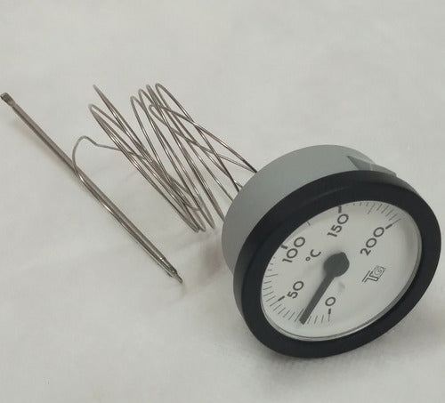 Analog Thermometer with Flexible Capillary 0 to 200°C - Resolution 5°C Beyca-TG110 0p200 1