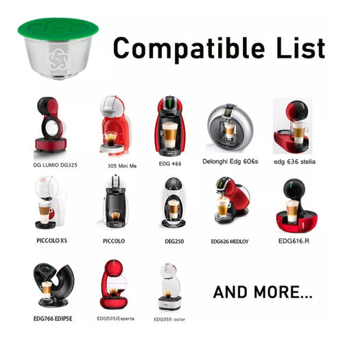 iCafilas Reusable Coffee Capsule for Dolce Gusto 6