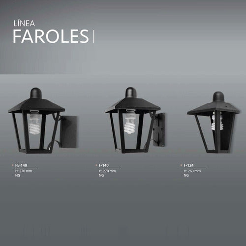 LED Colonial Wall Lamp F124 Exterior Light + Philips Bulb 5