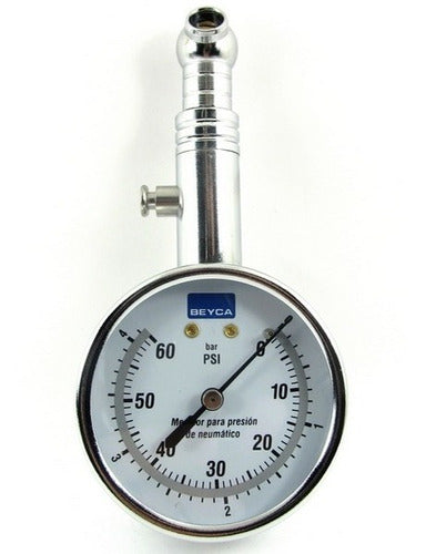 Beyca MPN60 Tire Pressure Gauge Air Control Manometer 0-60 PSI | 0-4 BAR 0