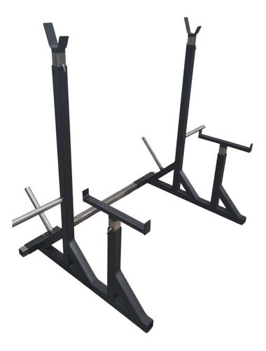 Cattani Fitness Squat Rack 170cm High with Plate Holder 0