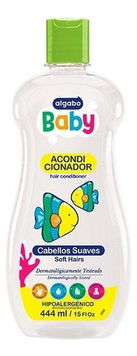 Acondicionador Algabo Bebe Cabellos Claros 444 Ml ( Pack X 8 1