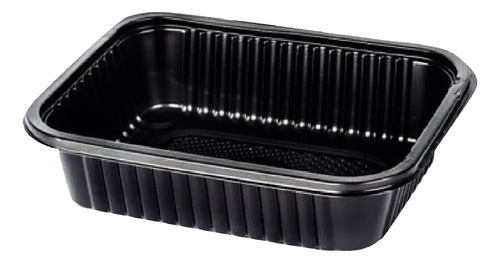 Heavyweight Black Disposable Tray 103 - Delivery X600 0