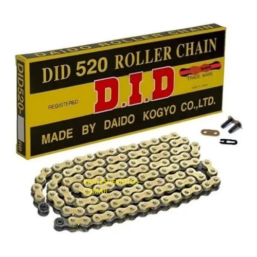 Gold Plated Did Japan 520 Chain Without Oring for CF Moto NK 300 0