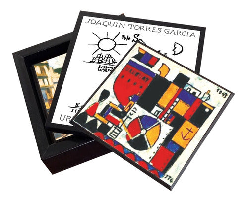 Regalos en Uruguay Wood Coasters With Your Photos - Father's Day Gift 2