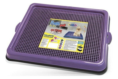 Bandeja Sanitaria Pop Para Perro 63x49x5,5cm Violeta 0