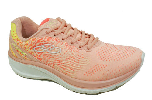 Olympikus Fluido Women’s Sneakers in Peach/Coral 2